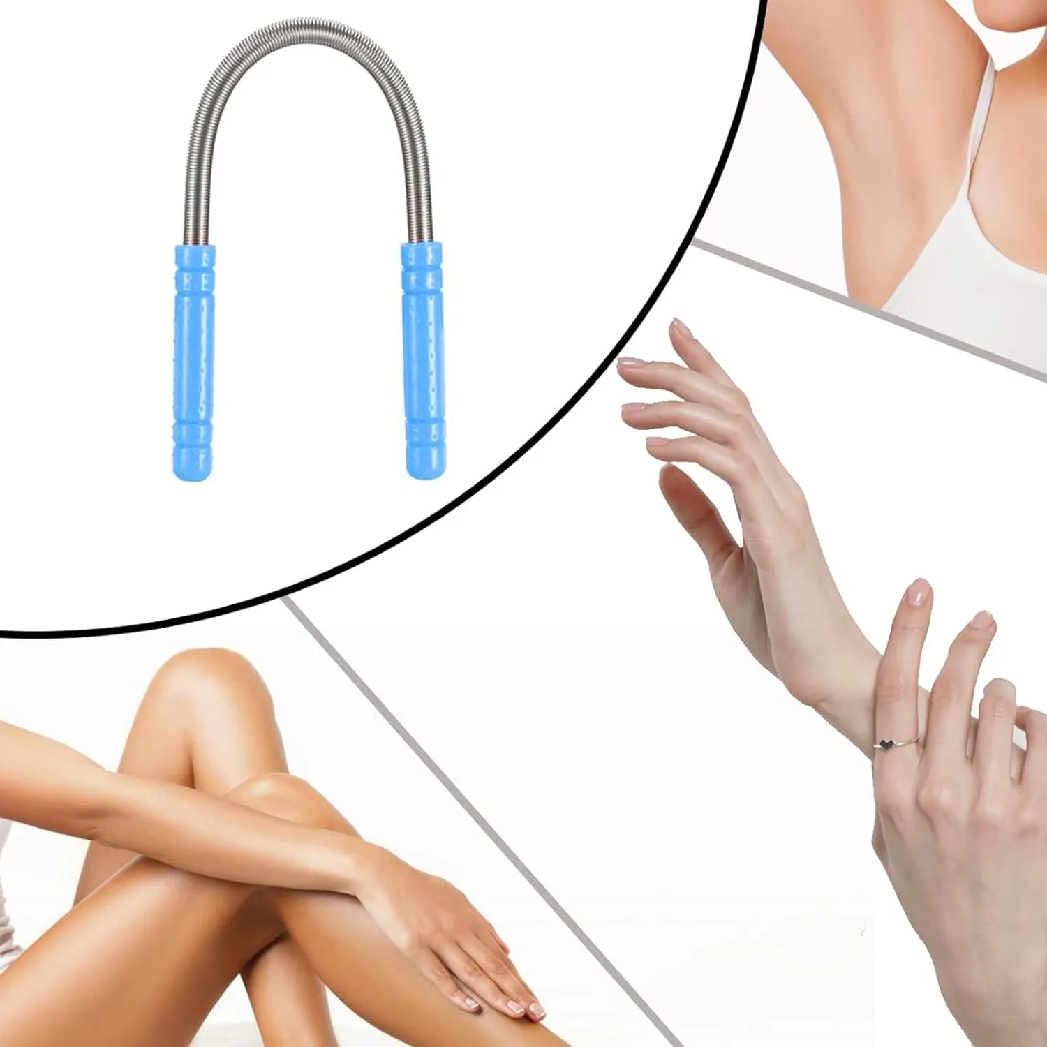 Facial Hair Remover Spring Epilator Eyebrow Razor