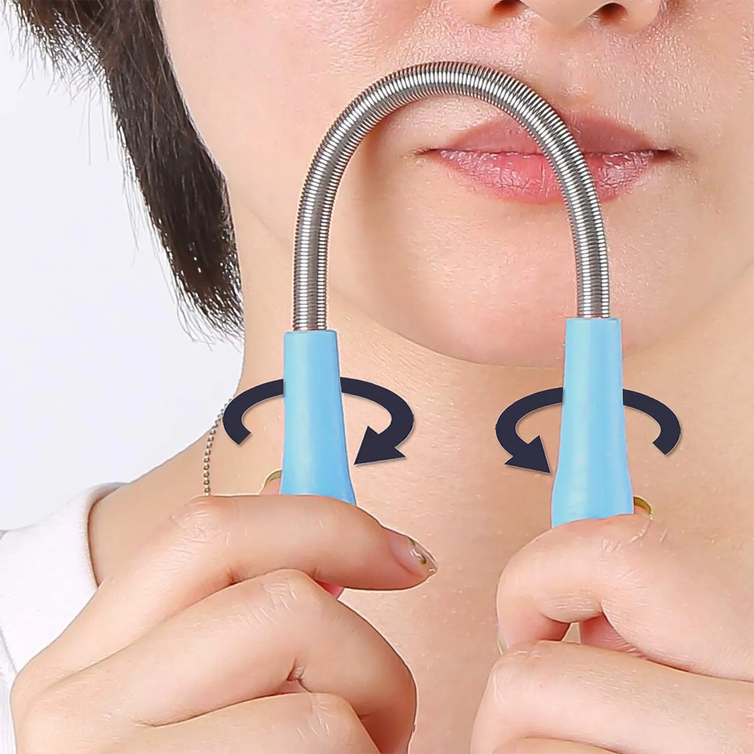 Facial Hair Remover Spring Epilator Eyebrow Razor