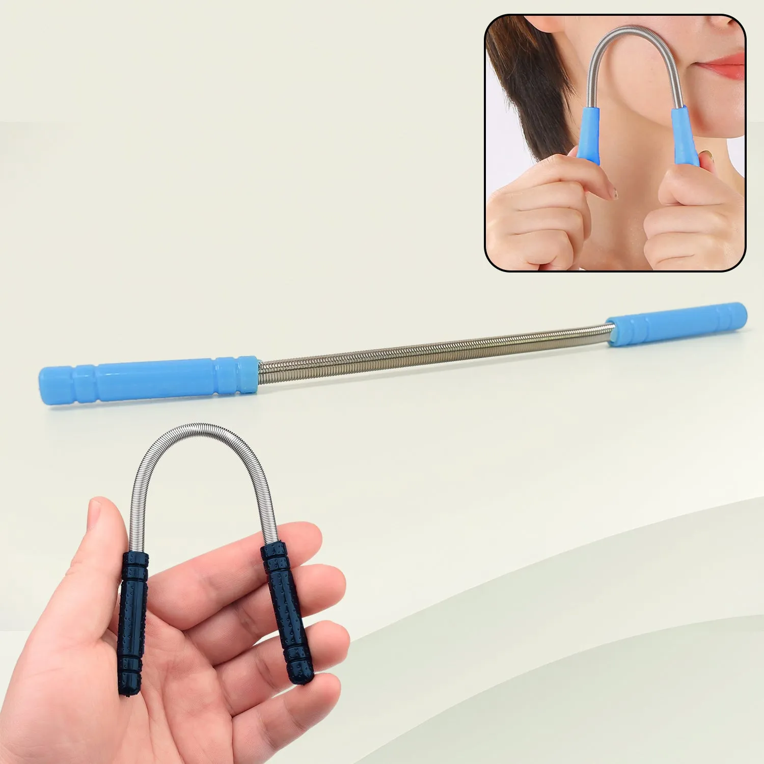 Facial Hair Remover Spring Epilator Eyebrow Razor