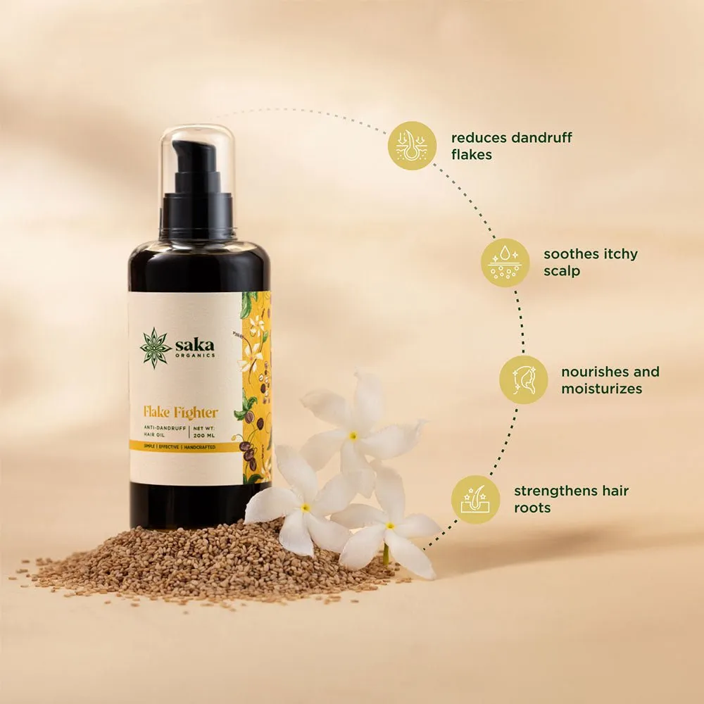 Flake Fighter | Handmade Anti-Dandruff Hair Oil (200ml)