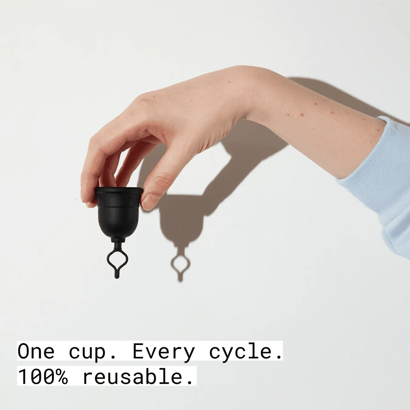 Flex Reusable Menstrual Cup Size 2 with 2 Free Flex Disposable Menstrual Discs, 1 Count