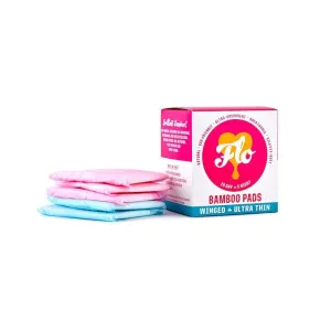 FLO Natural Bamboo Pads- Night Packs