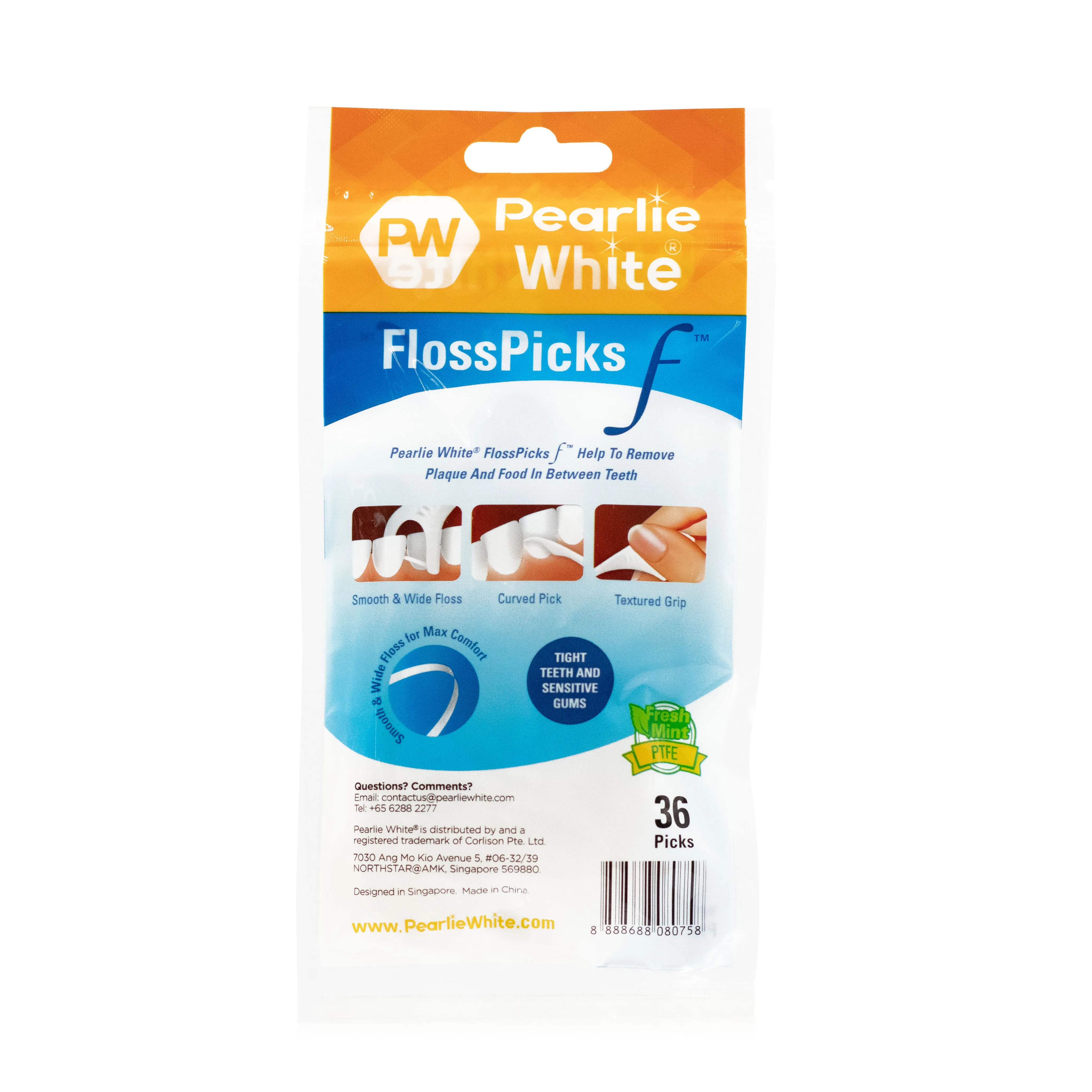 FlossPick F 2-IN-1 Premium Flosser 36pcs