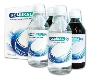 Fomukal Mouthwash x 2 bottles A 225ml   2 bottles B 225ml