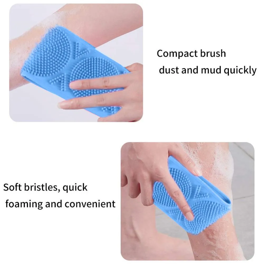 Funki Buys | Back Scrubbers | Silicone Bath Shower Body Scrub Belt