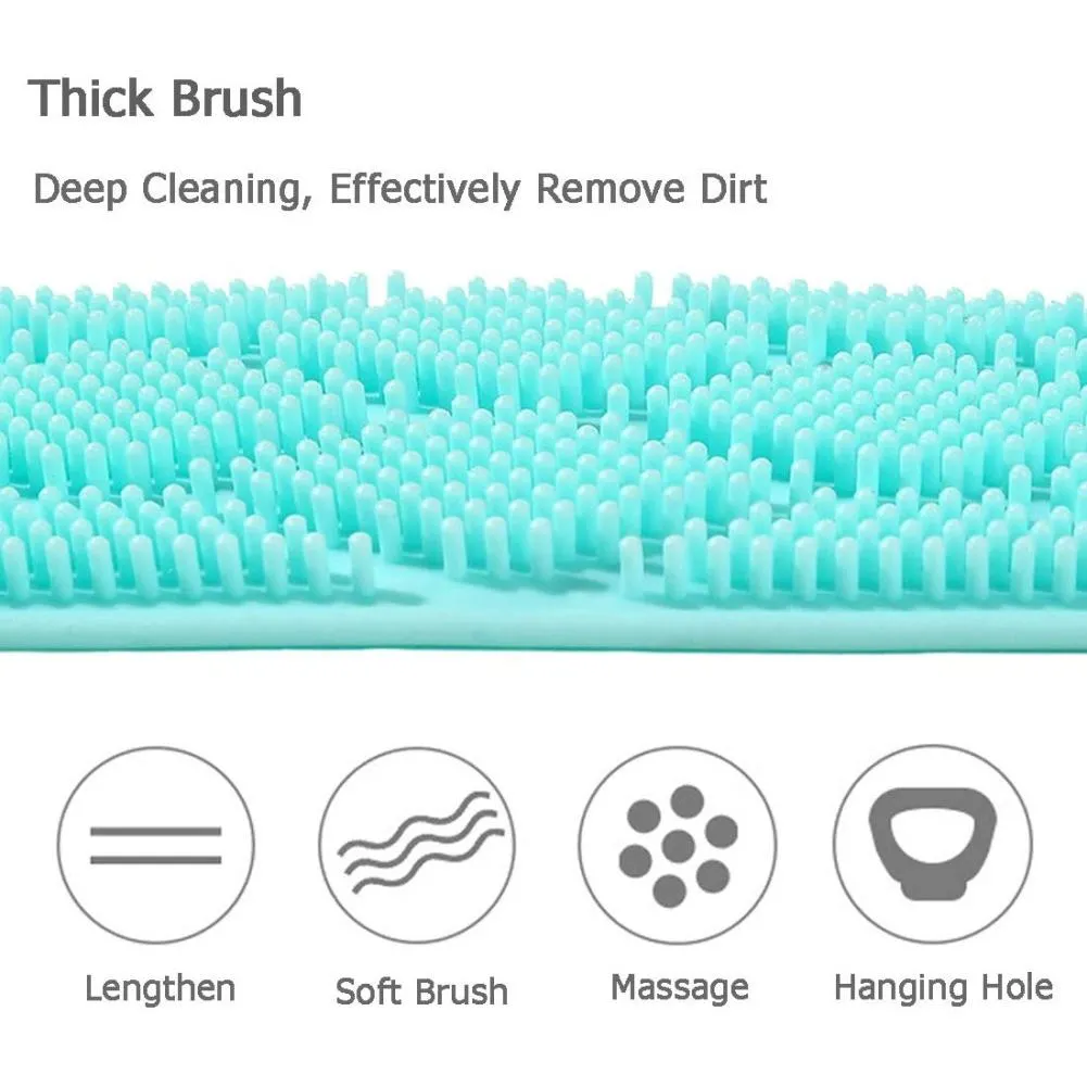 Funki Buys | Back Scrubbers | Silicone Bath Shower Body Scrub Belt