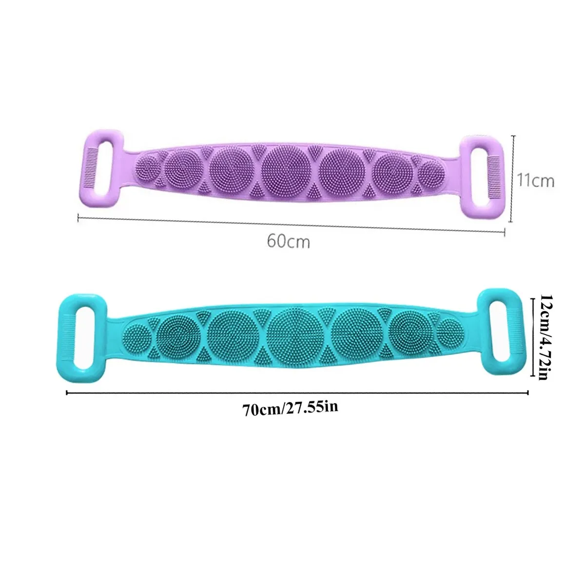 Funki Buys | Back Scrubbers | Silicone Bath Shower Body Scrub Belt