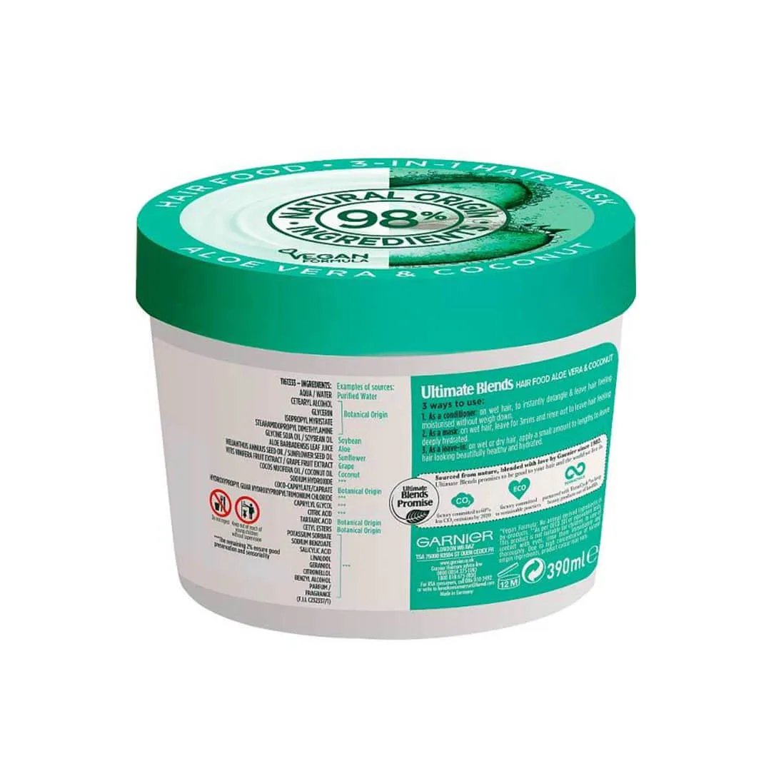 GARNIER Hair Food ALOE VERA  & COCONUT 3-in-1 -  NORMAL HAIR