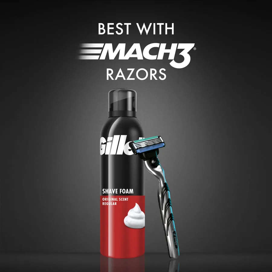 Gillette Classic Regular Shaving Foam 200ml