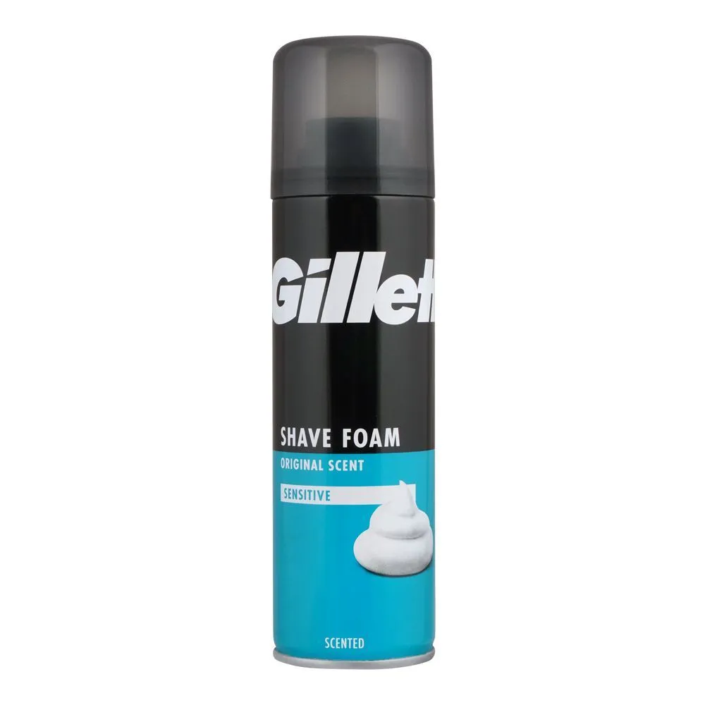 GILLETTE SHAVING FOAM SENSITIVE 200ML