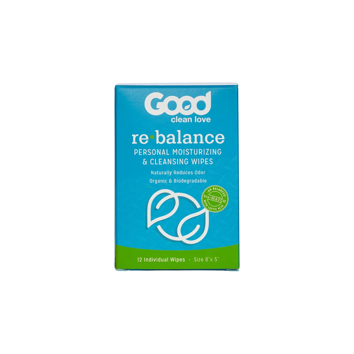 Good Clean Love Rebalance Cleansing Wipes 12 ct.