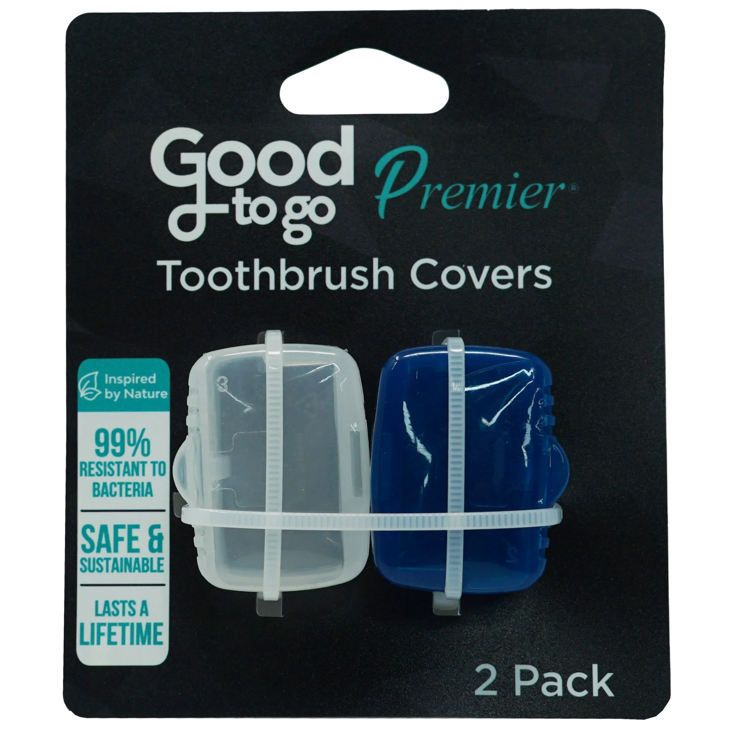 Good To Go™ Premier Toothbrush Covers - 2pk
