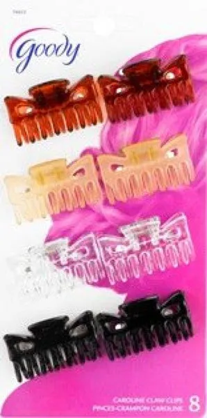 GOODY - Claw Clips Small - 8 Count
