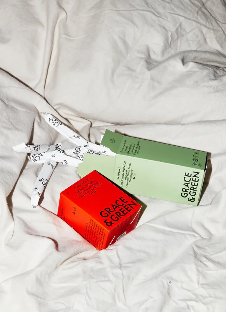 Grace & Green Organic Cotton Applicator Tampons