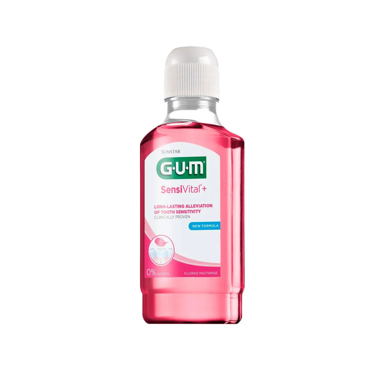 Gum Sensivital  0% Alcohol Fluoride Mouthrinse