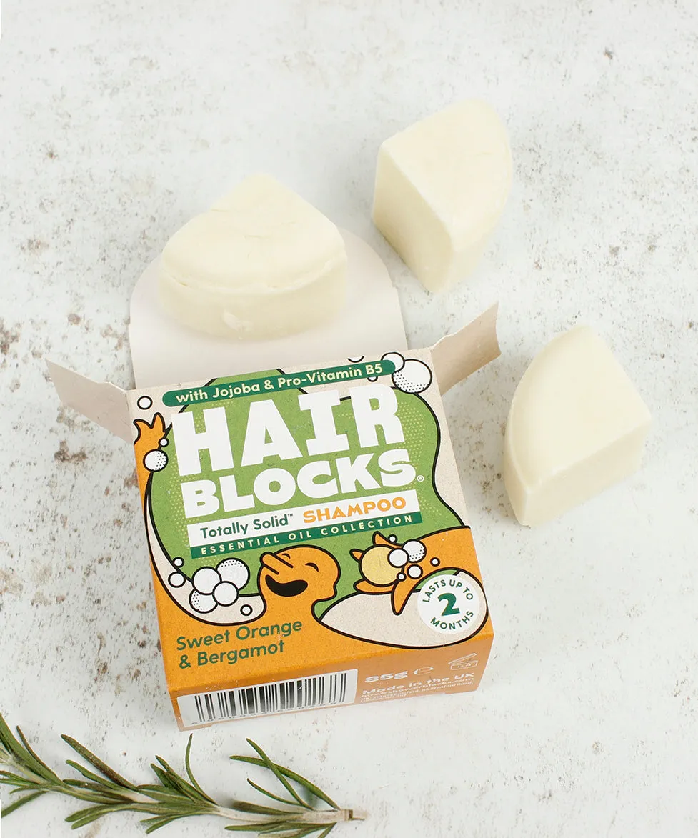 Hair Blocks Sample 1/4 Bar - Sweet Orange & Bergamot
