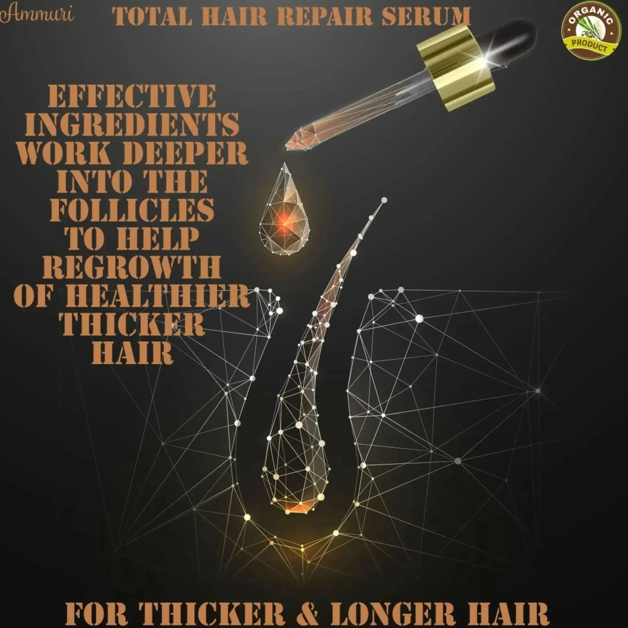 Hair Growth Oil 100% Natural (Effective Hair Thickening Hair Mask & Hair Loss Treatment)