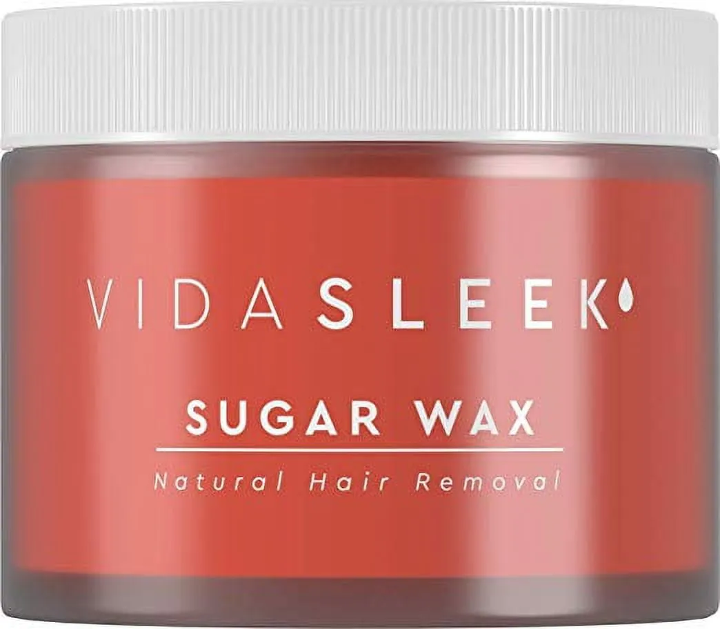 Hair Removal Sugar Waxing Kit Men   Women, All Natural (10 oz)