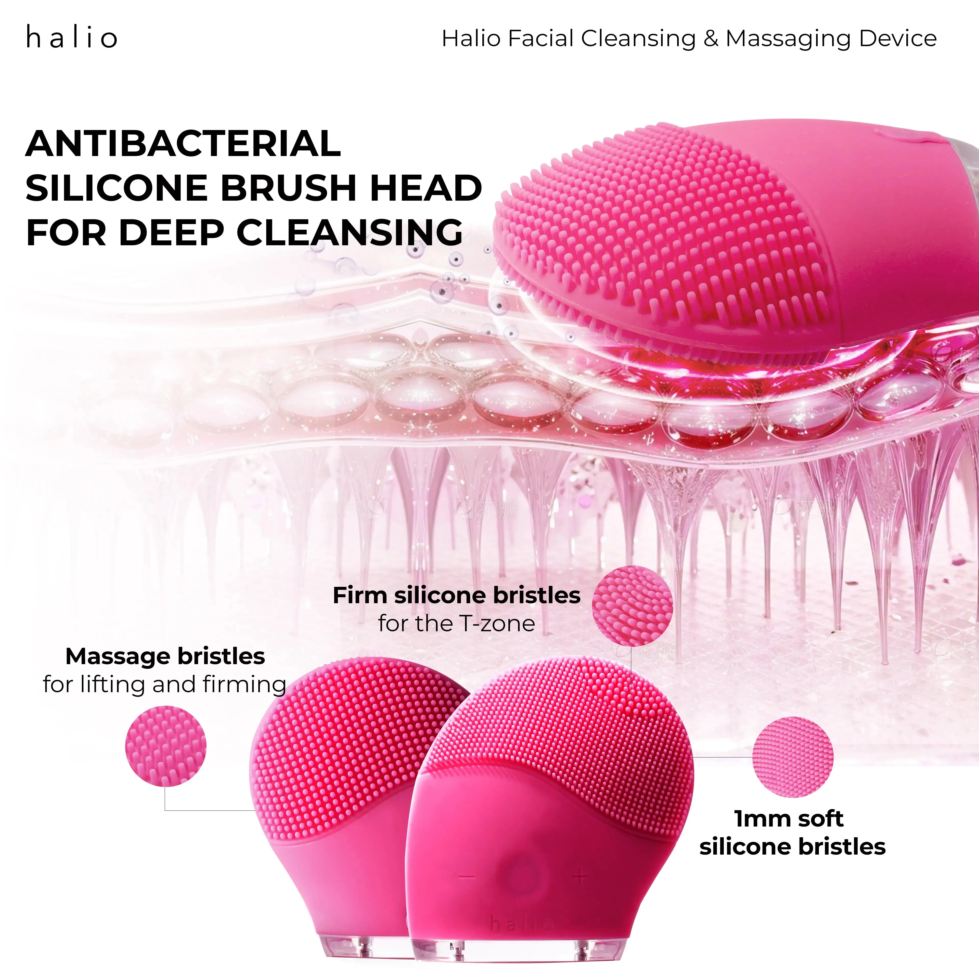 Halio Facial Cleansing & Massaging Device