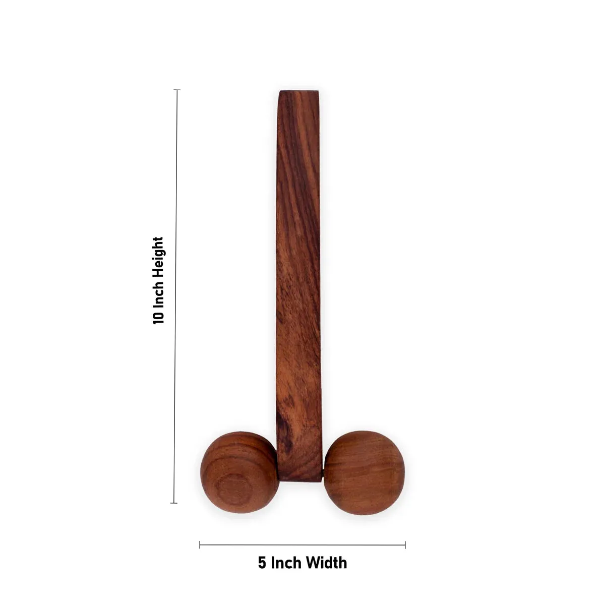 Hand Massager Long Type with 2 Ball - 10 x 5 Inches | Hand Massager/ Hand Roller