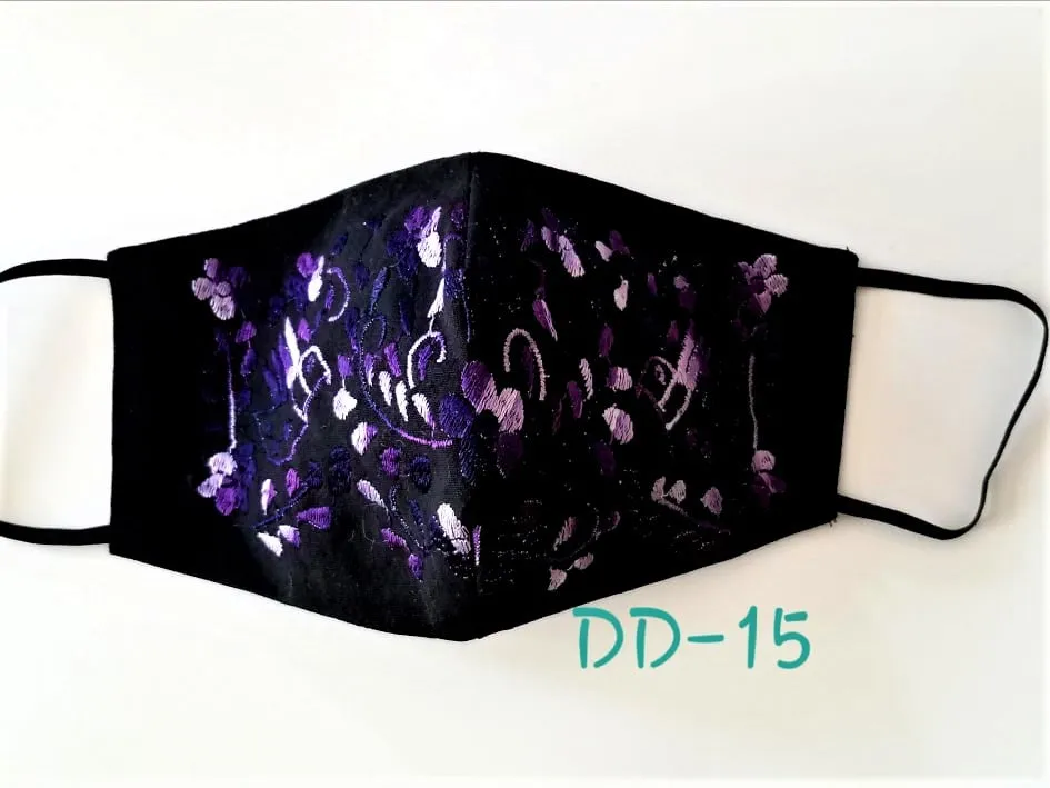 Handmade Embroidered Face Mask
