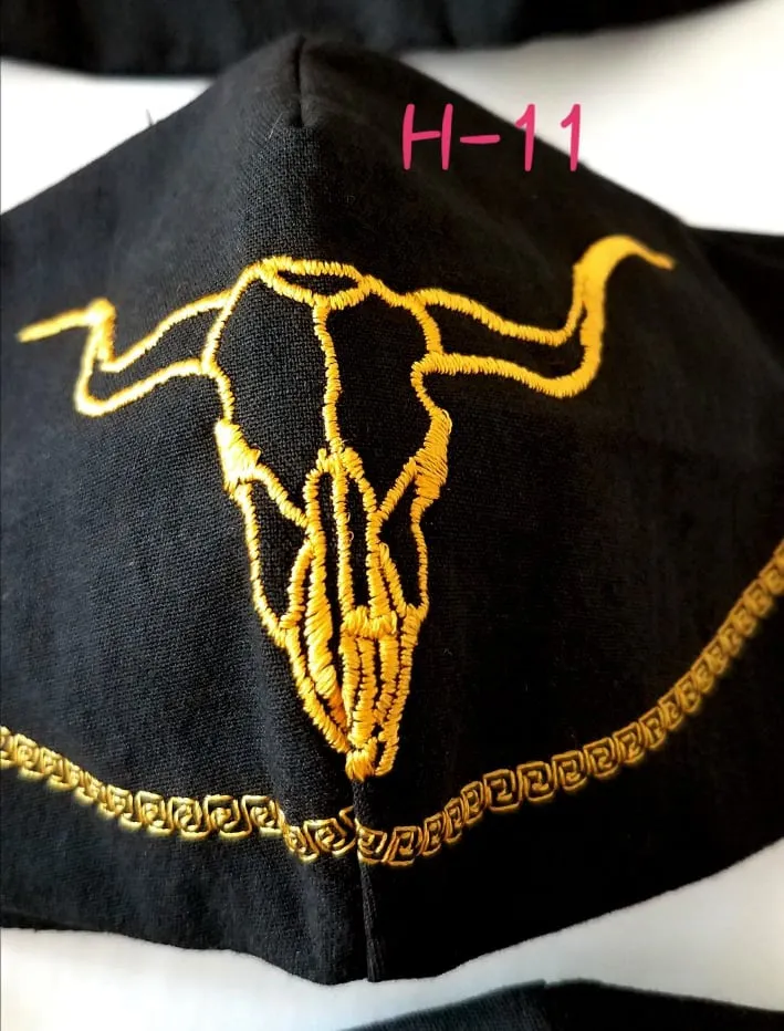 Handmade Embroidered Face Mask