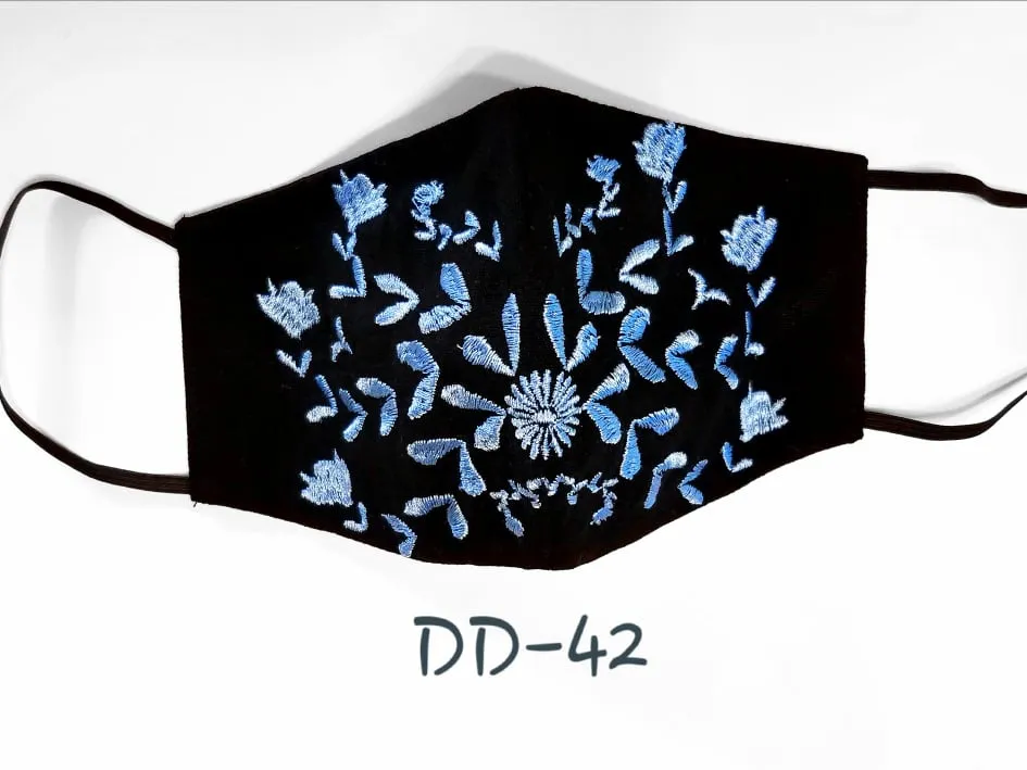 Handmade Embroidered Face Mask