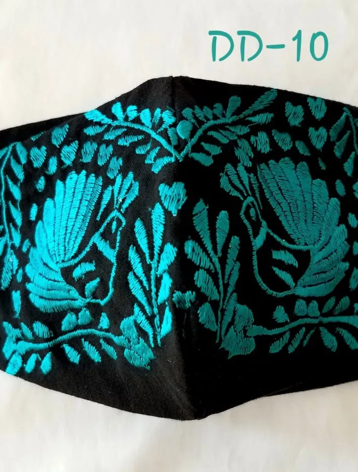 Handmade Embroidered Face Mask