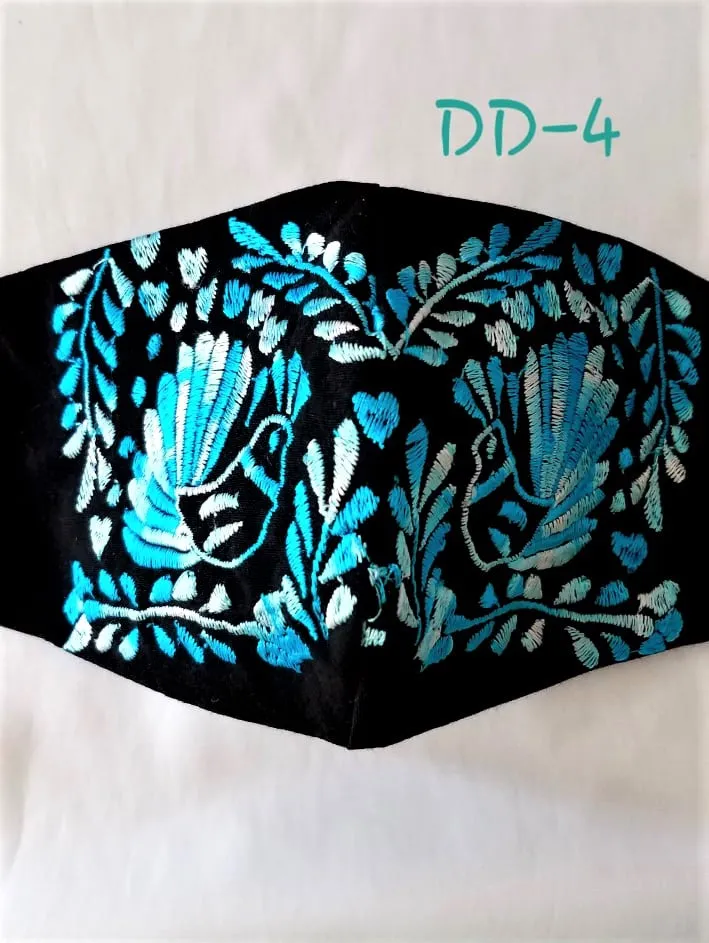Handmade Embroidered Face Mask