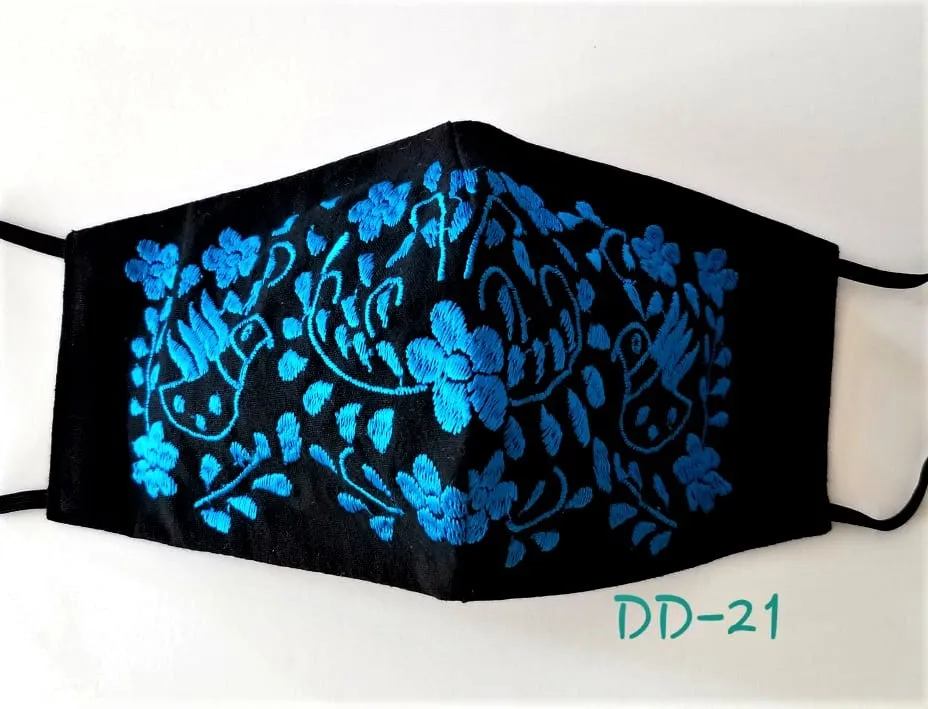 Handmade Embroidered Face Mask