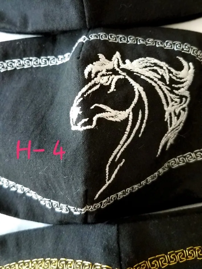 Handmade Embroidered Face Mask