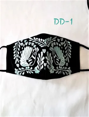 Handmade Embroidered Face Mask