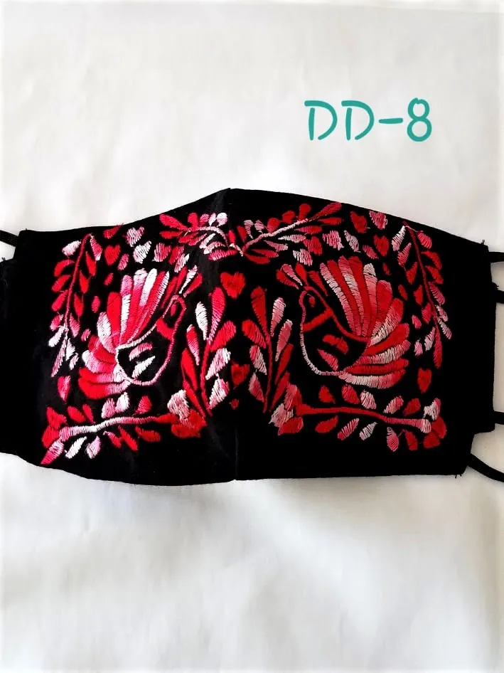 Handmade Embroidered Face Mask