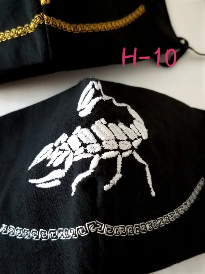 Handmade Embroidered Face Mask