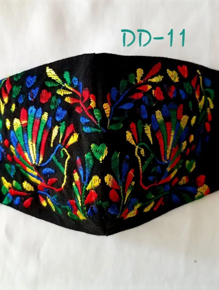 Handmade Embroidered Face Mask