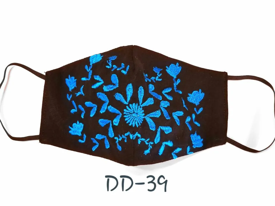 Handmade Embroidered Face Mask