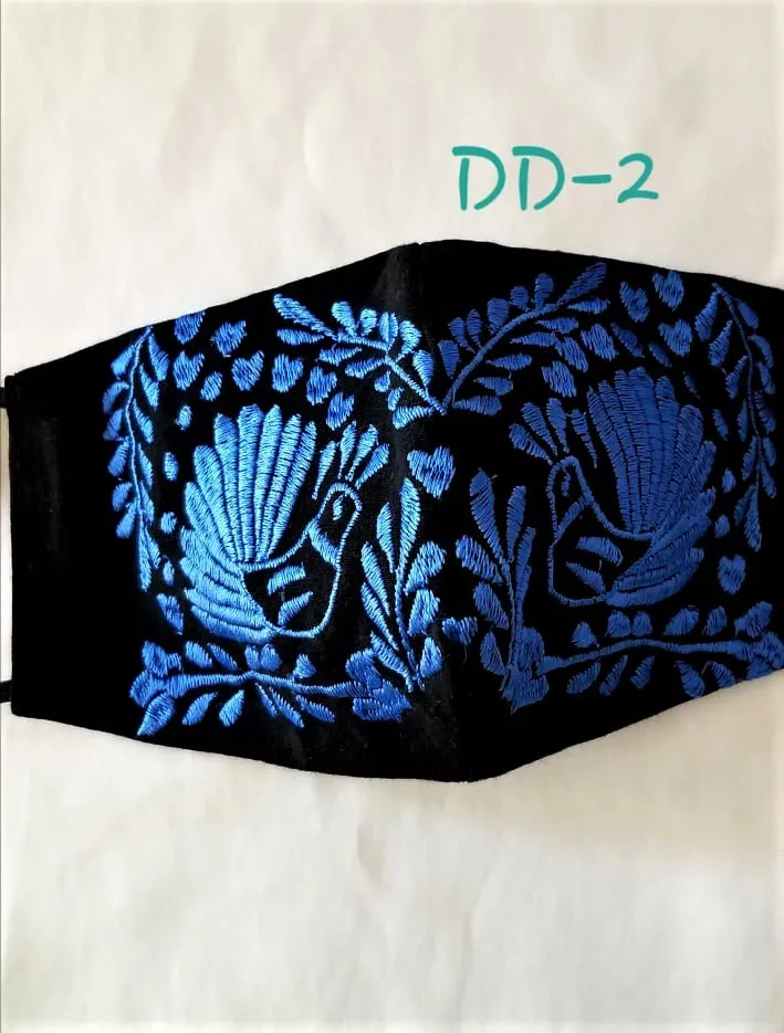 Handmade Embroidered Face Mask