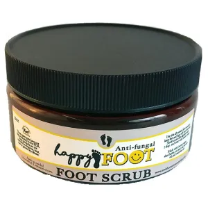 HAPPY FOOT Anti Fungal Scrub - All Natural Brown Sugar & Essential Oils