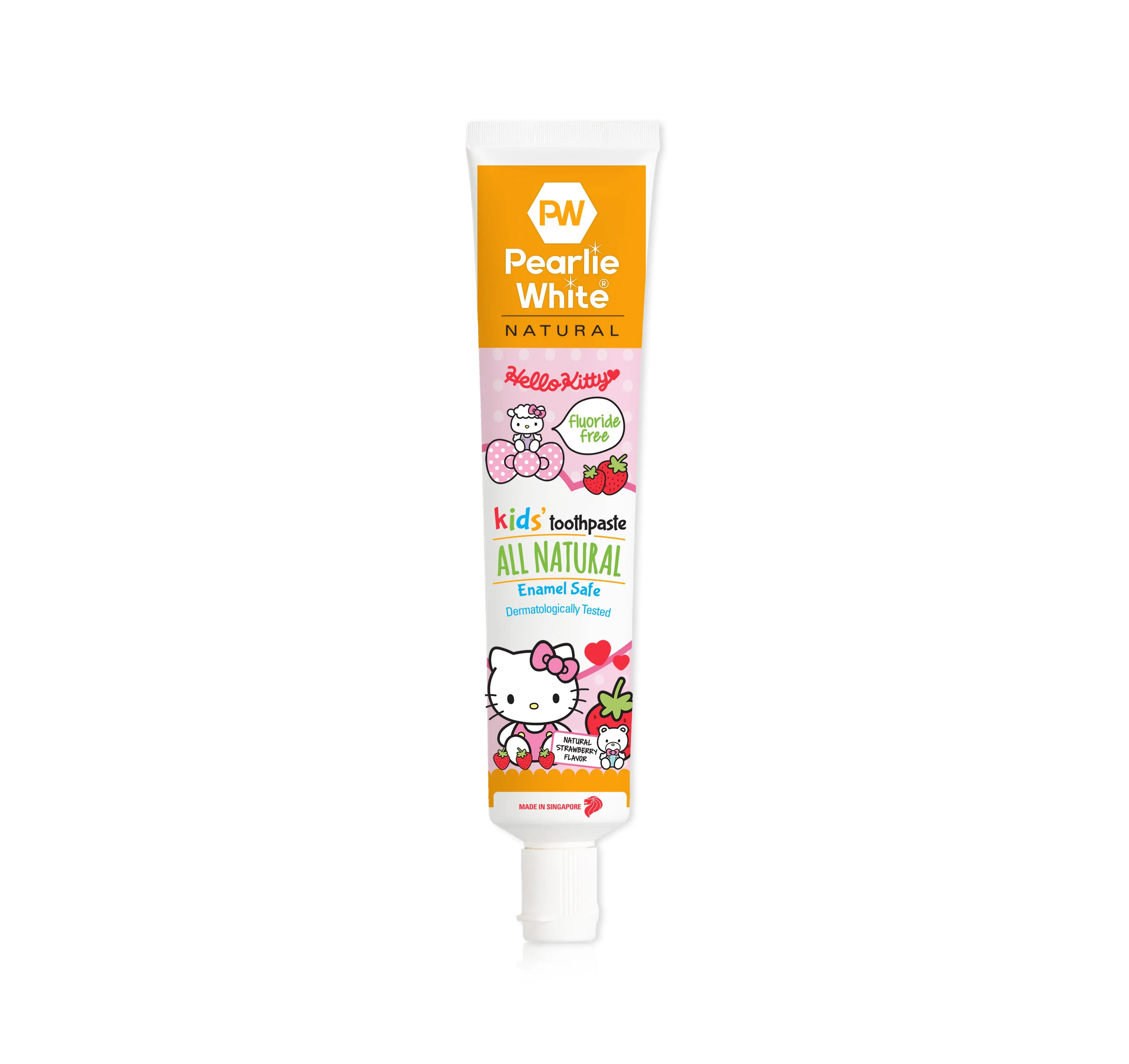 Hello Kitty All Natural Enamel Safe Kids Toothpaste 45gm - Strawberry