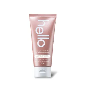 Hello See Ya Sensitivity Toothpaste, Fluoride Toothpaste for Sensitive Teeth, Soothing Mint Flavor with Coconut Oil, Vegan, Gluten Free, BPA Free, No Peroxide, 82mL