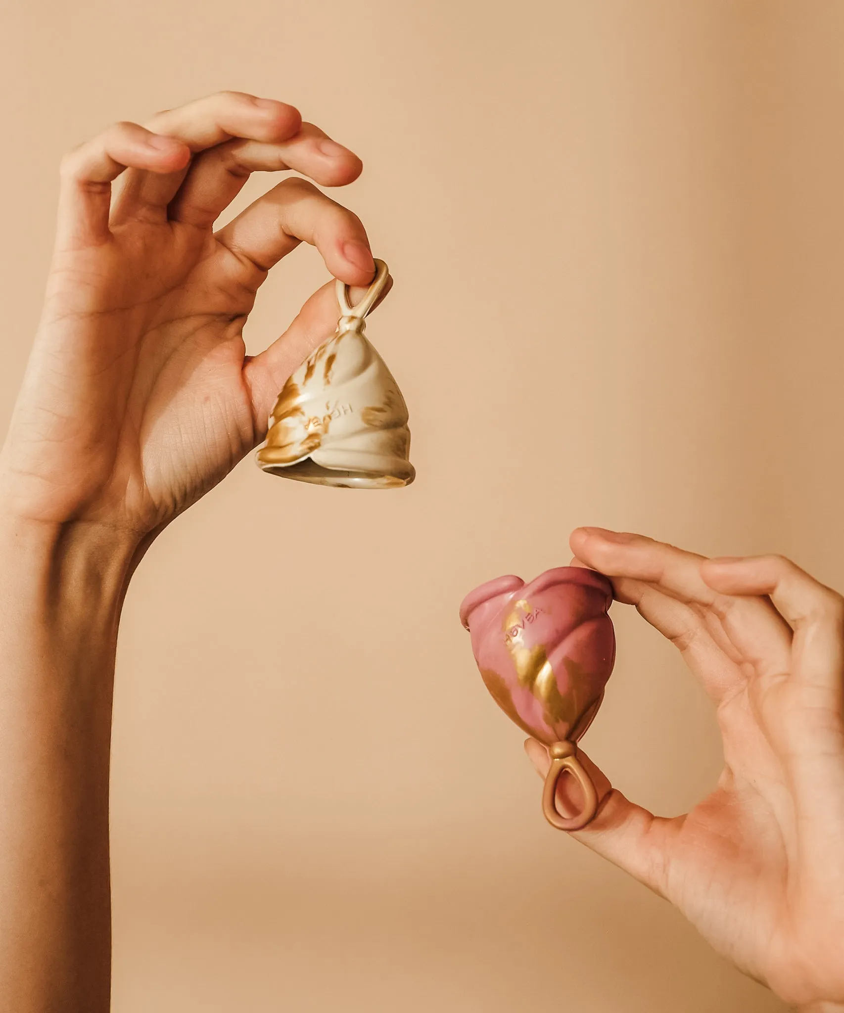 Hevea LOOP Menstrual Cup Size 3 - Golden Rosewood