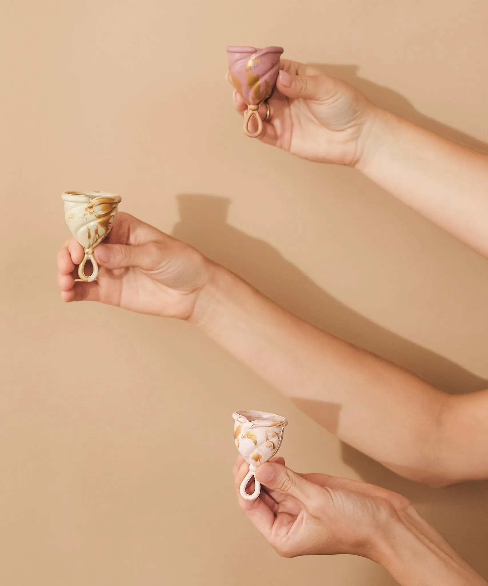 Hevea LOOP Menstrual Cup Size 3 - Golden Rosewood
