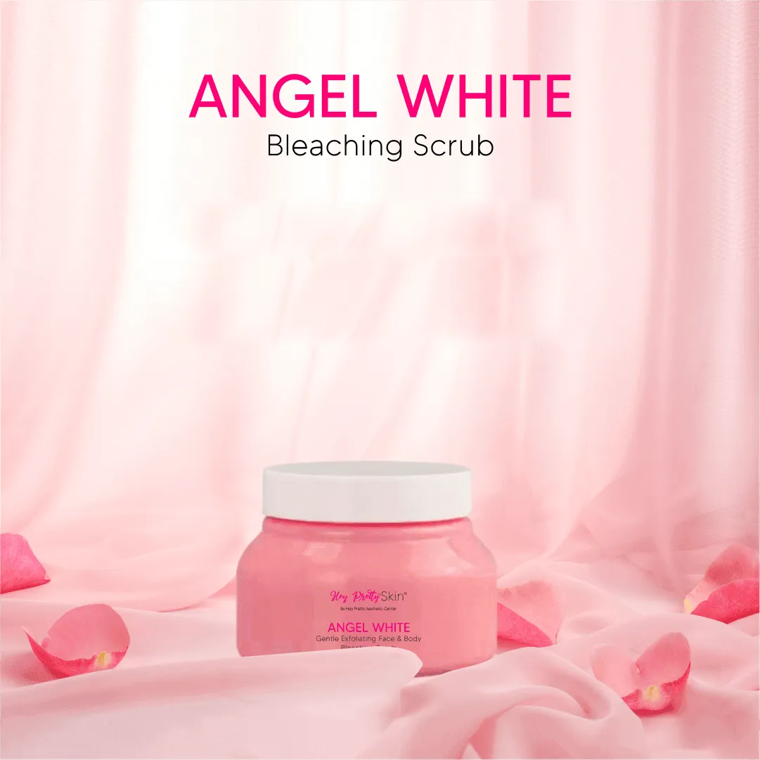 Hey Pretty Skin Angel White Face & Body Bleaching Scrub - 250ml