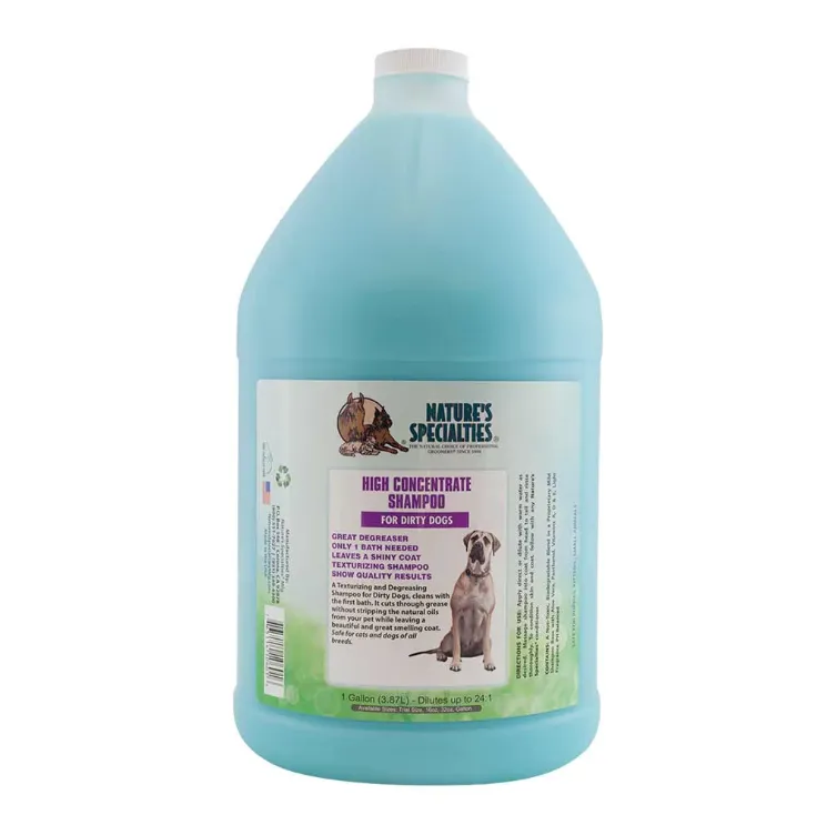 High Concentrate Shampoo for Dirty Dogs Gallon