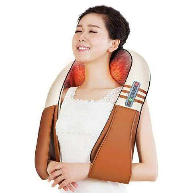 High Quality U Shape Electrical Shiatsu Heated Back Neck Shoulder Massager