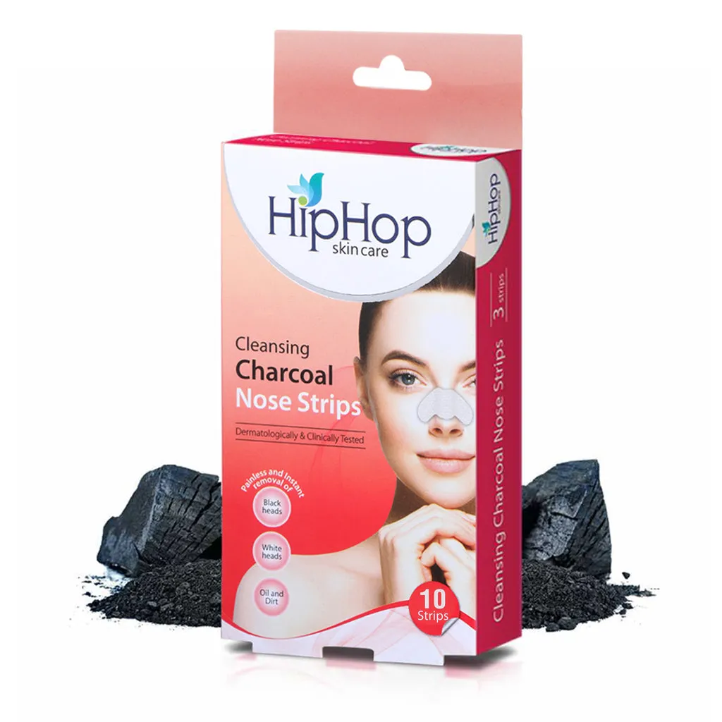 HipHop Blackhead Remover Nose Strips for Women (Activated Charcoal, 10 Strips)   Hair Removal Cream for Men (60gm)