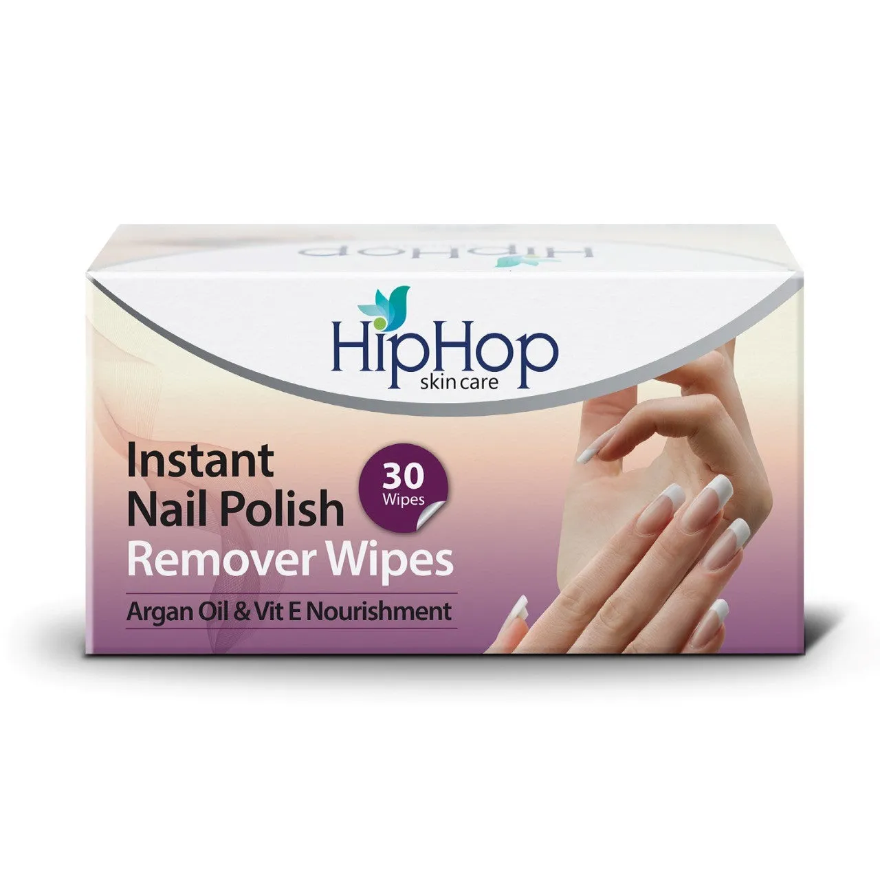 HipHop Blackhead Remover Nose Strips for Women (Activated Charcoal, 10 Strips)   Instant Nail Polish Remover Wipes (Argon Oil, 30 Wipes)