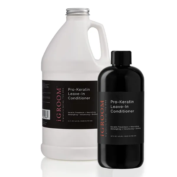 iGROOM - Pro-Keratin Leave-In Conditioner (2 sizes) ...