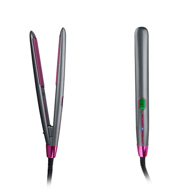 Infrared negative ion hair straightener