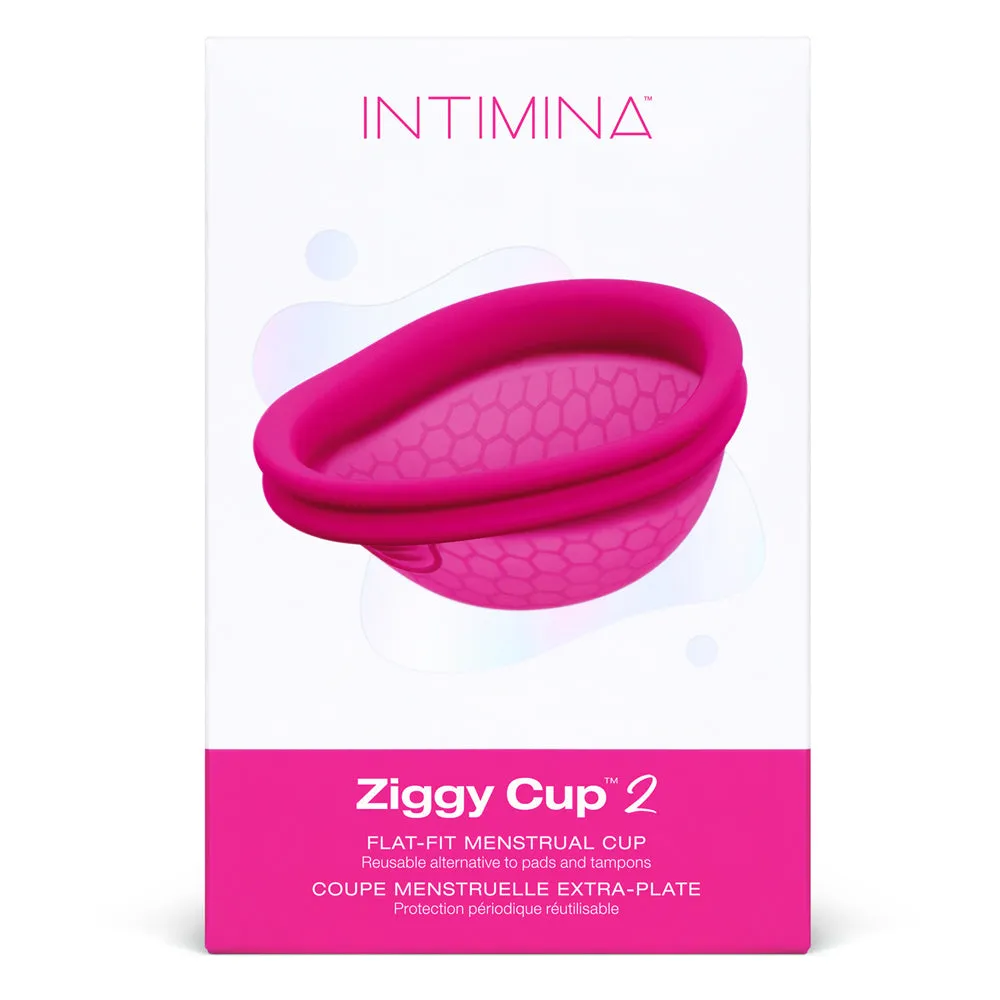 Intimina Ziggy Cup 2 Flat-Fit Reusable Menstrual Disc - Size B